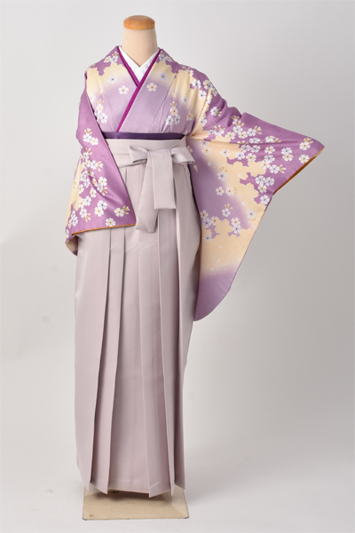 卒業袴[薄紫地に桜]