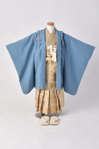 五歳祝着【五つ紋】(身長約110〜120cmのお客様向け)