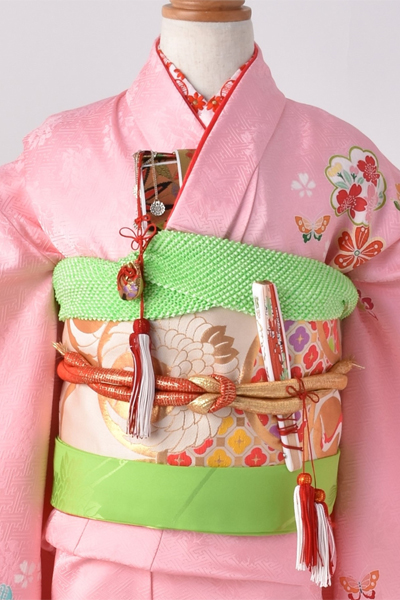 七歳祝着【綸子・古典】