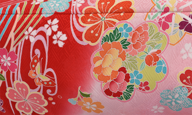 七歳祝着【綸子・古典】