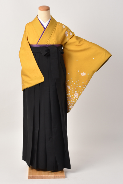 卒業袴[からし×桜]