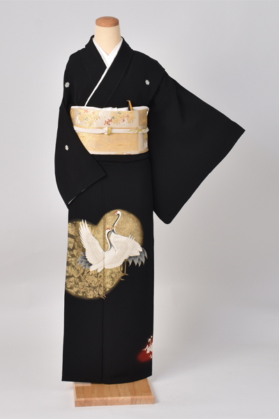 黒留袖〔尾形光琳の世界観〕