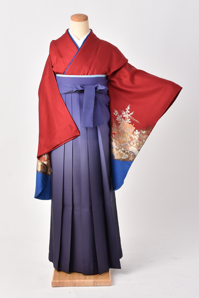 卒業袴[赤地・古典]