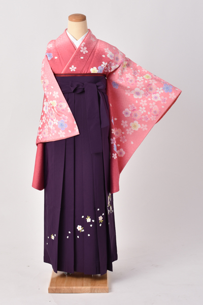 卒業袴[優しいピンクに桜]