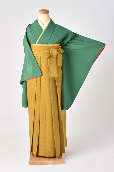 卒業袴[柔らかなグリーン]