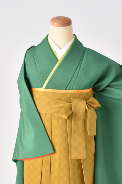 卒業袴[柔らかなグリーン]