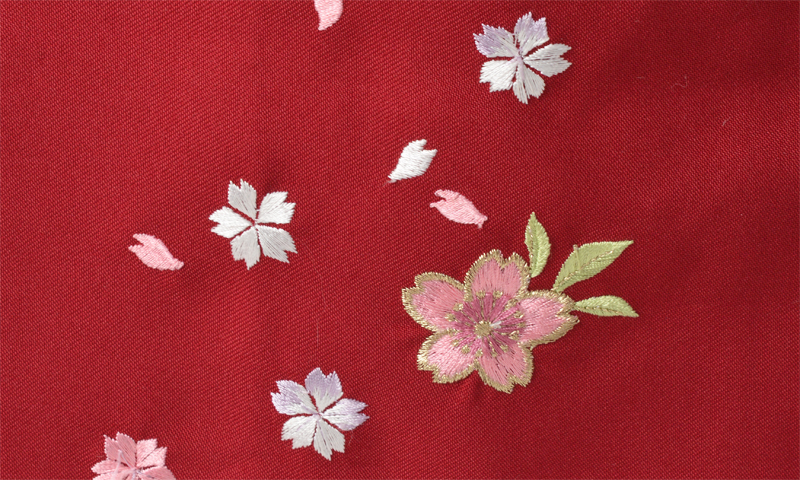 卒業袴［薄紫/花模様］