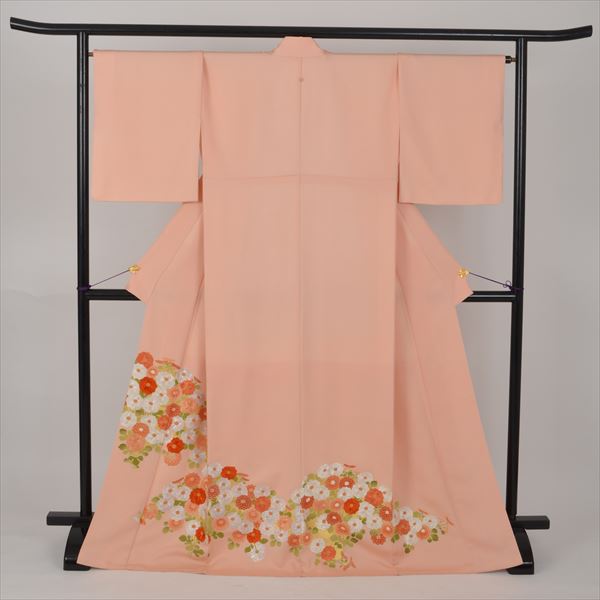 色留袖(サーモンピンク)