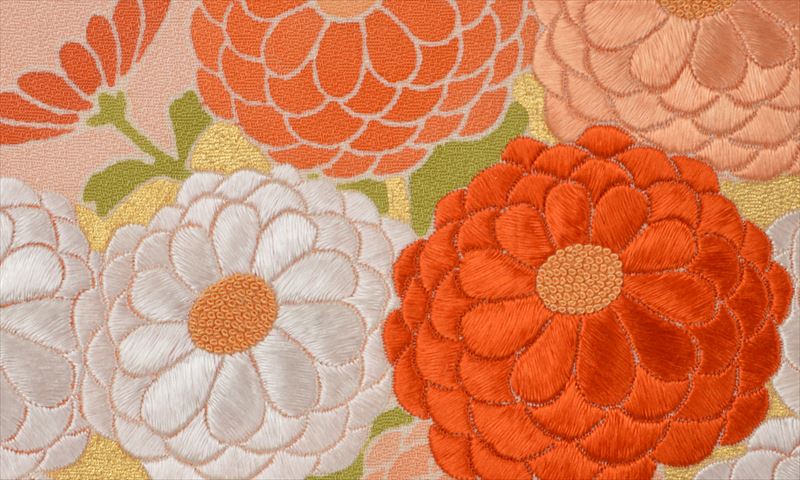 色留袖(サーモンピンク)