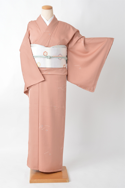 ひとえ_小紋_【カジュアル】（名古屋帯）