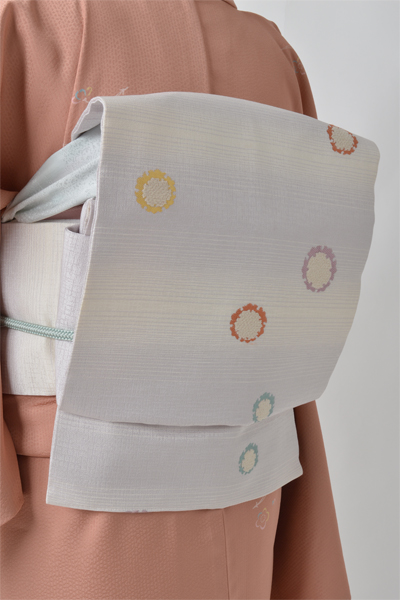 ひとえ_小紋_【カジュアル】（名古屋帯）