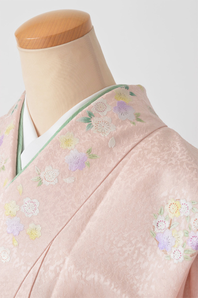 卒業袴［淡いピンク/加賀紋］