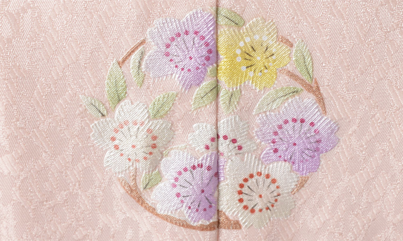 卒業袴［淡いピンク/加賀紋］