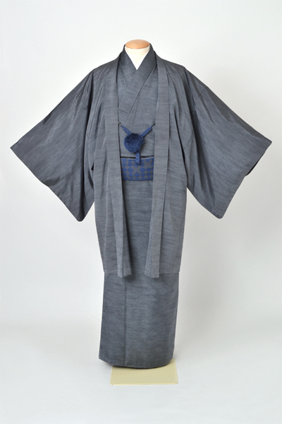 紬アンサンブル[錆鼠色の紬]