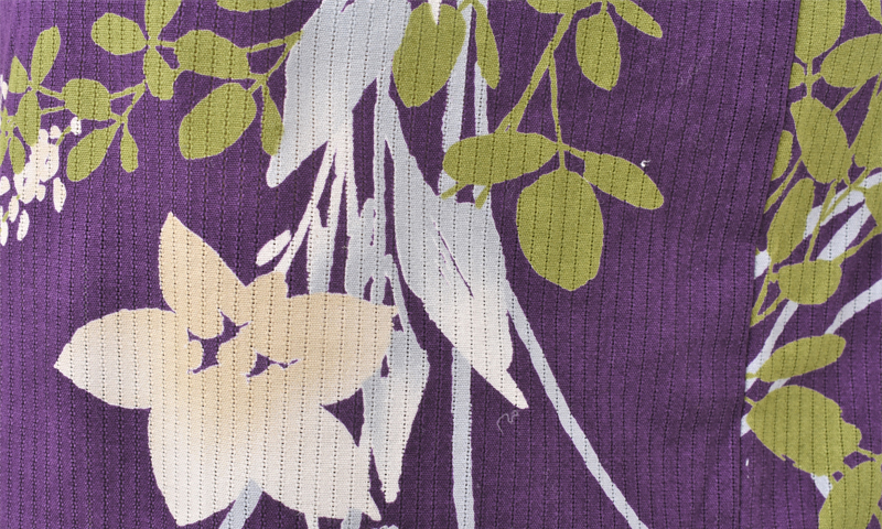 浴衣[着物風・紫水仙]