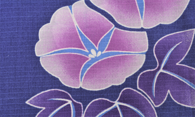 浴衣[藍色・朝顔]