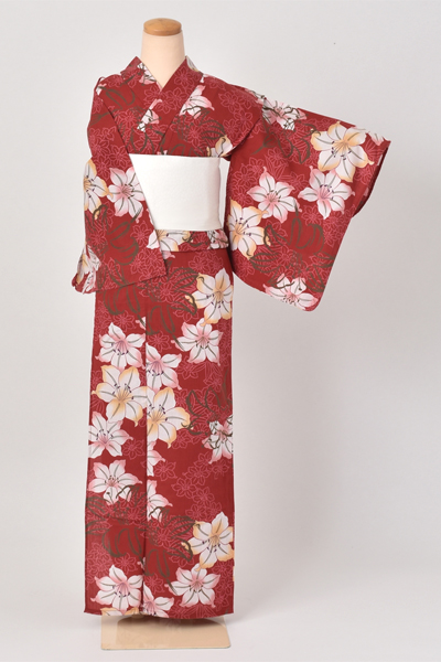 浴衣[赤・水仙]