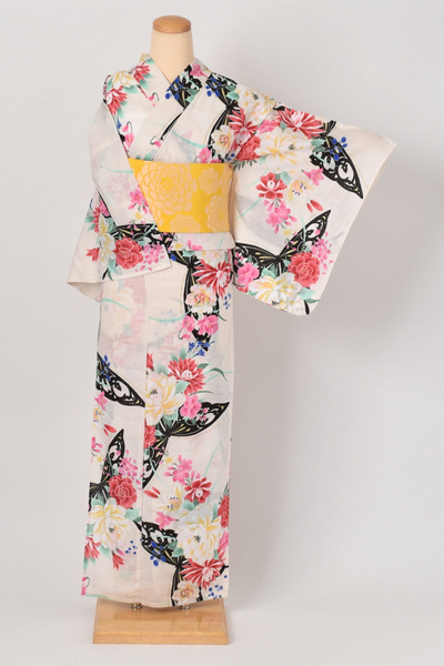 浴衣[花・蝶々トールサイズ]