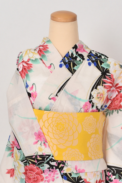 浴衣[花・蝶々トールサイズ]