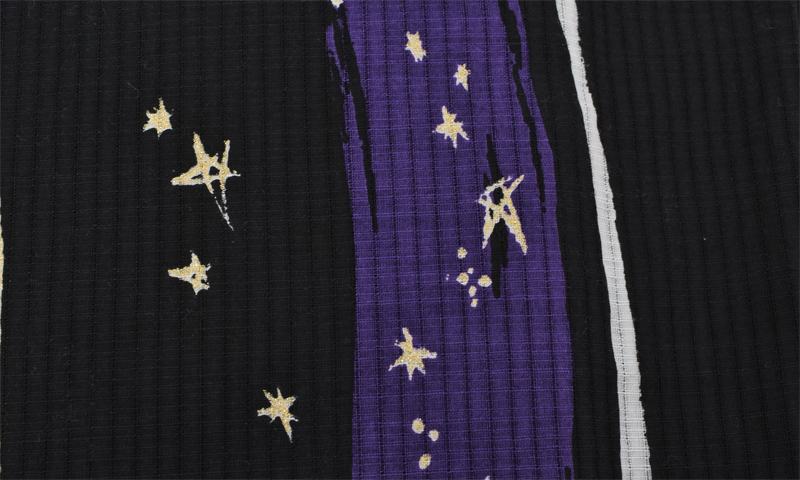 浴衣[黒地・星]