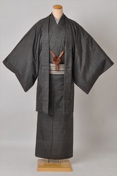 紬アンサンブル（黒）