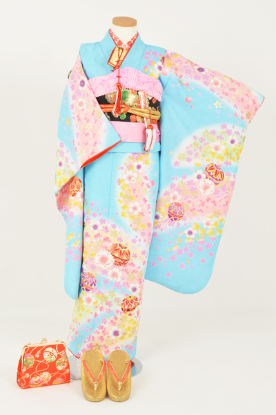 七歳祝い着セット