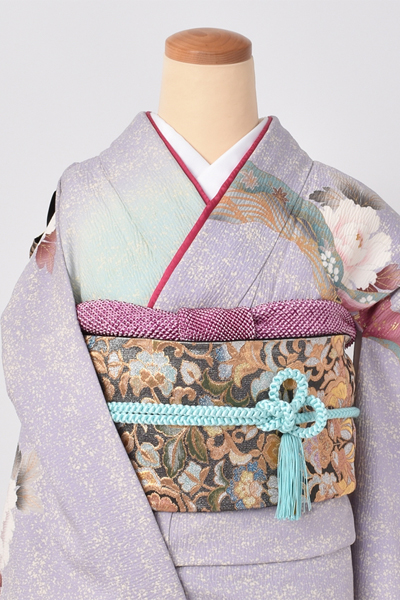 振袖[薄紫・ぼたん]