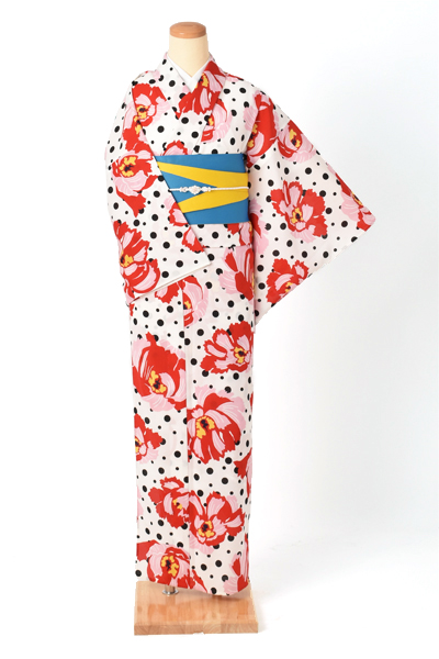 浴衣(上質ポリエステルの着物風)