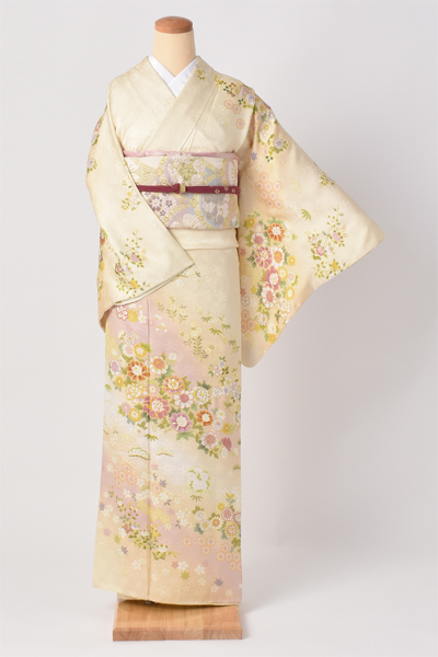 訪問着【開運のレモン色】