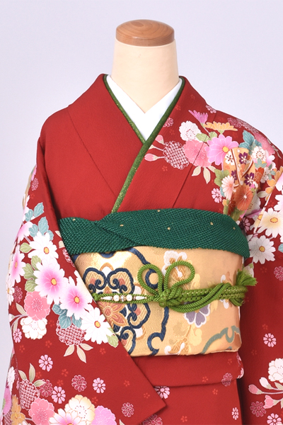 振袖【真紅・百花繚乱】