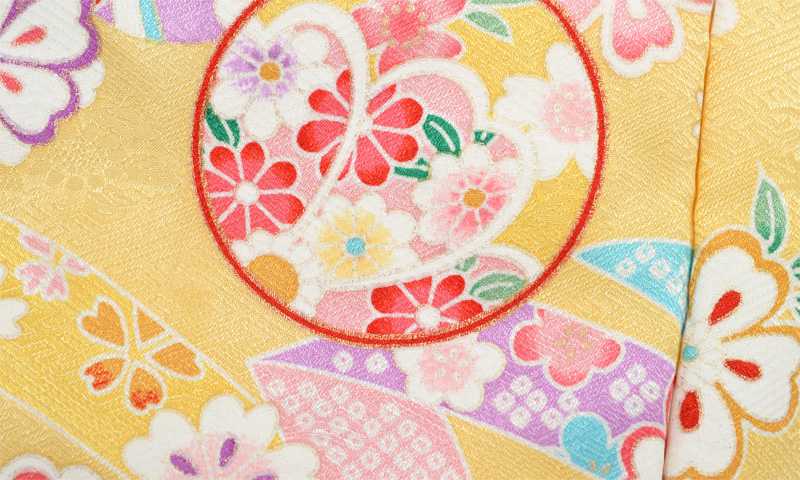 三歳被布セット(クリーム色)