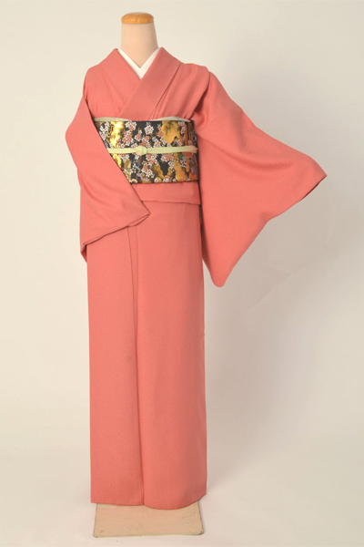 色無地（可愛らしい紅色の無地）