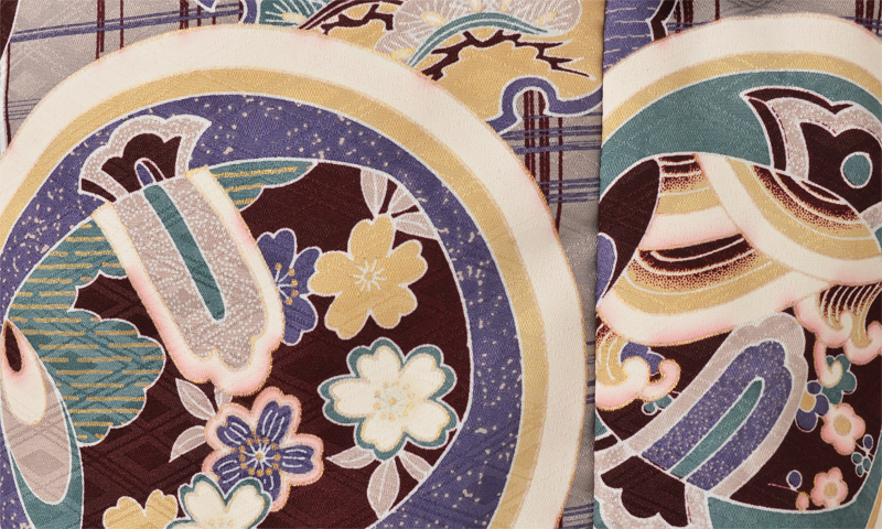 男児被布【灰色地に打ち出の小槌】