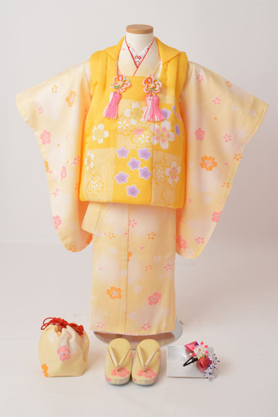 3歳祝い着セット
