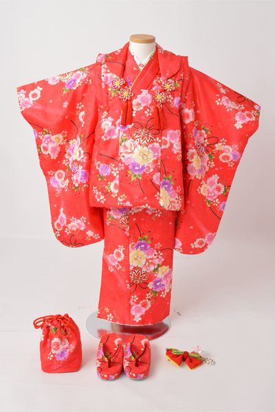 3歳祝い着セット