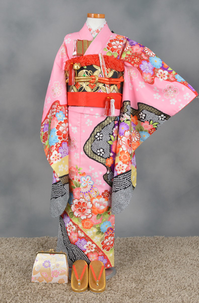 七歳祝い着セット