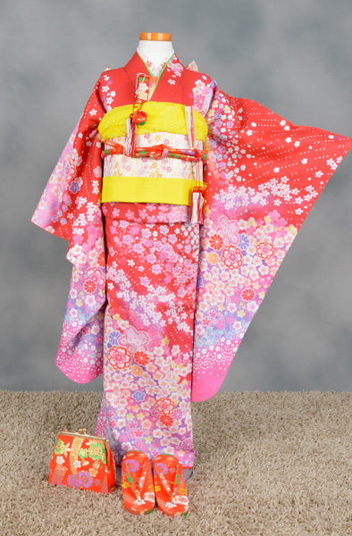 七歳祝い着セット