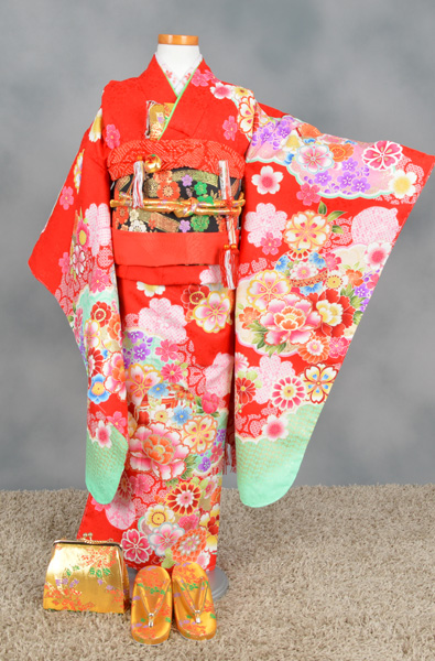 七歳祝い着セット