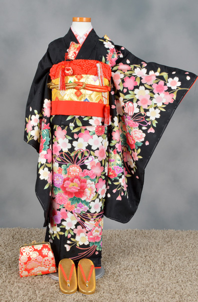 七歳祝い着セット