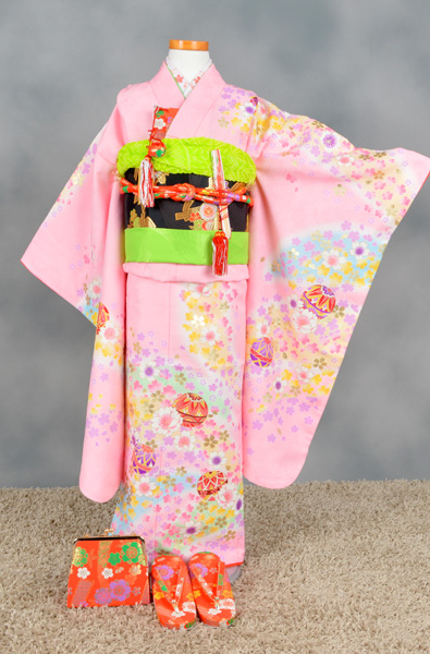 七歳祝い着セット