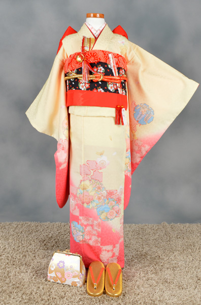 七歳祝い着セット