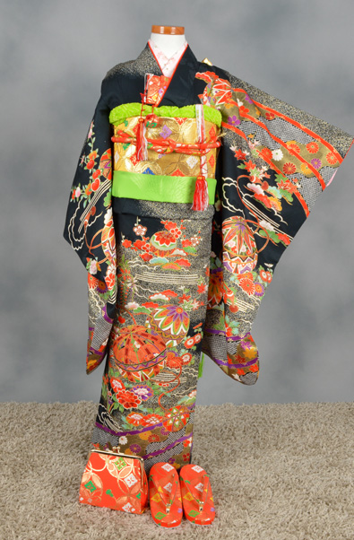 七歳祝い着セット
