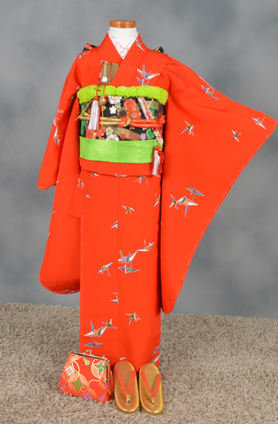 七歳祝い着セット