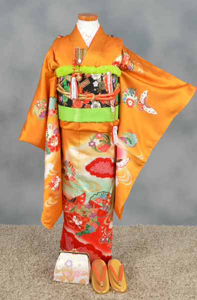 七歳祝い着セット