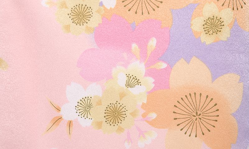 卒業袴［サーモンピンク/小花］