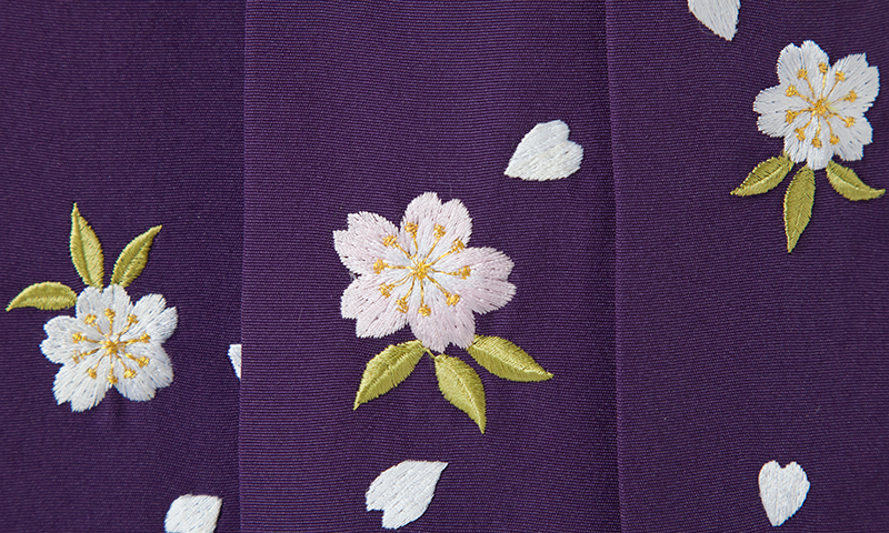 卒業袴［黄色/胡蝶蘭］