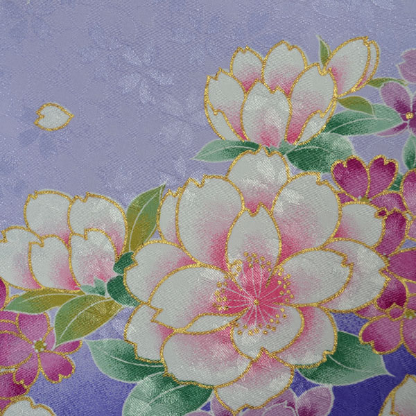 卒業袴［薄紫/花模様］