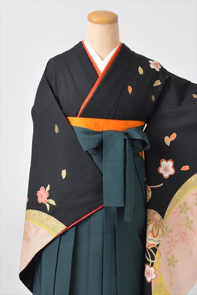 卒業袴［黒地/古典］