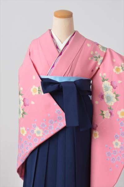 卒業袴［ピンク/小花］