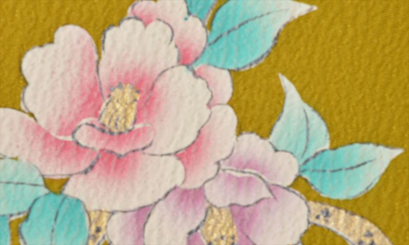 卒業袴［辛子色/椿］